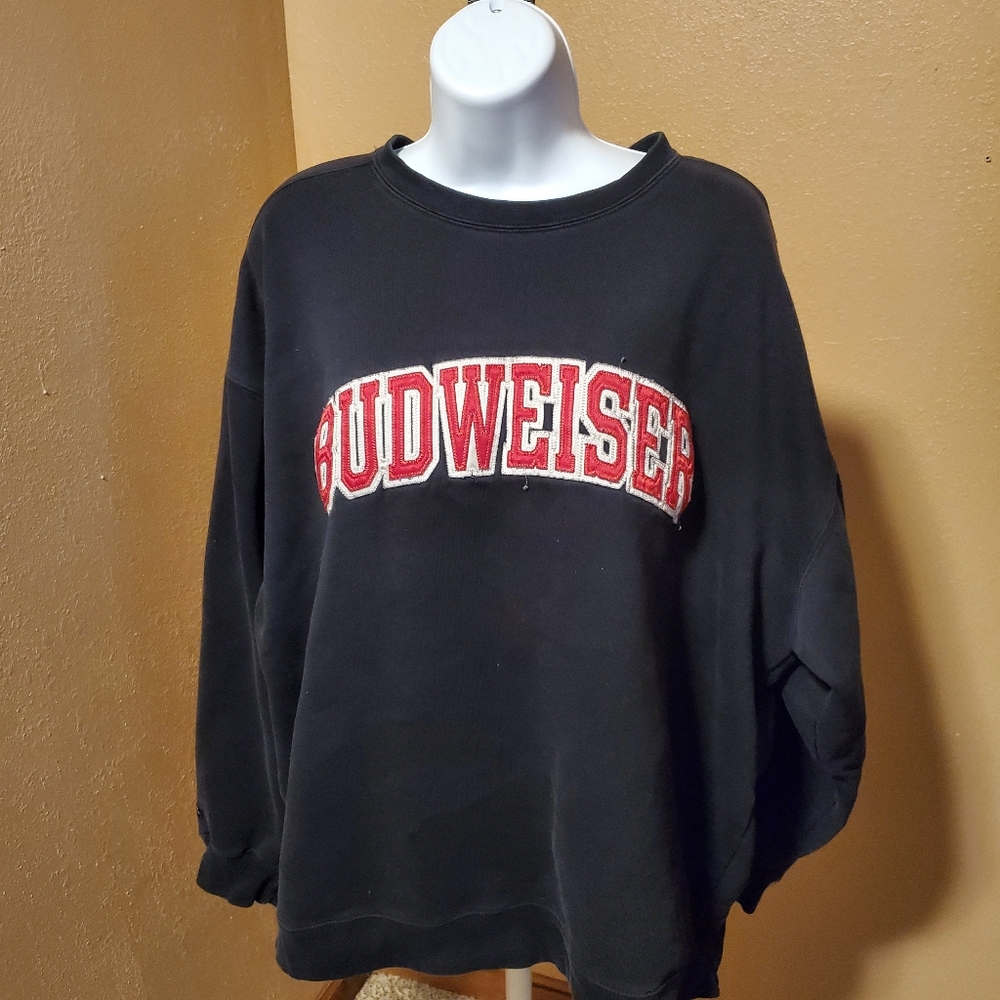 Vintage Budweiser Crewneck Sweatshirt Jansport XL